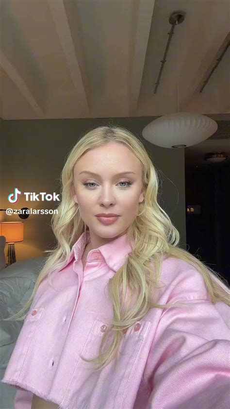 zara larsson nipple|Some nips lips in newest tiktok : r/ZaraLarsson